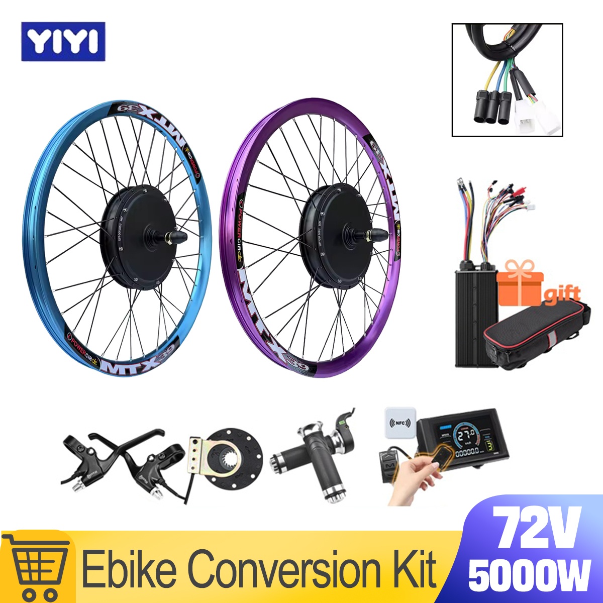New MTX39 72V 5000W EBike Conv - Ebike Conversion Kit 72V 3000W recension och pris