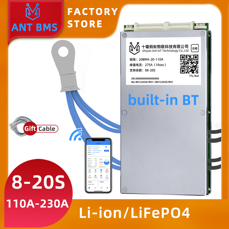 ANT Smart Balance BMS 8S-20S   - Smart Bms 72V 20S 150A Bluetooth recension och pris